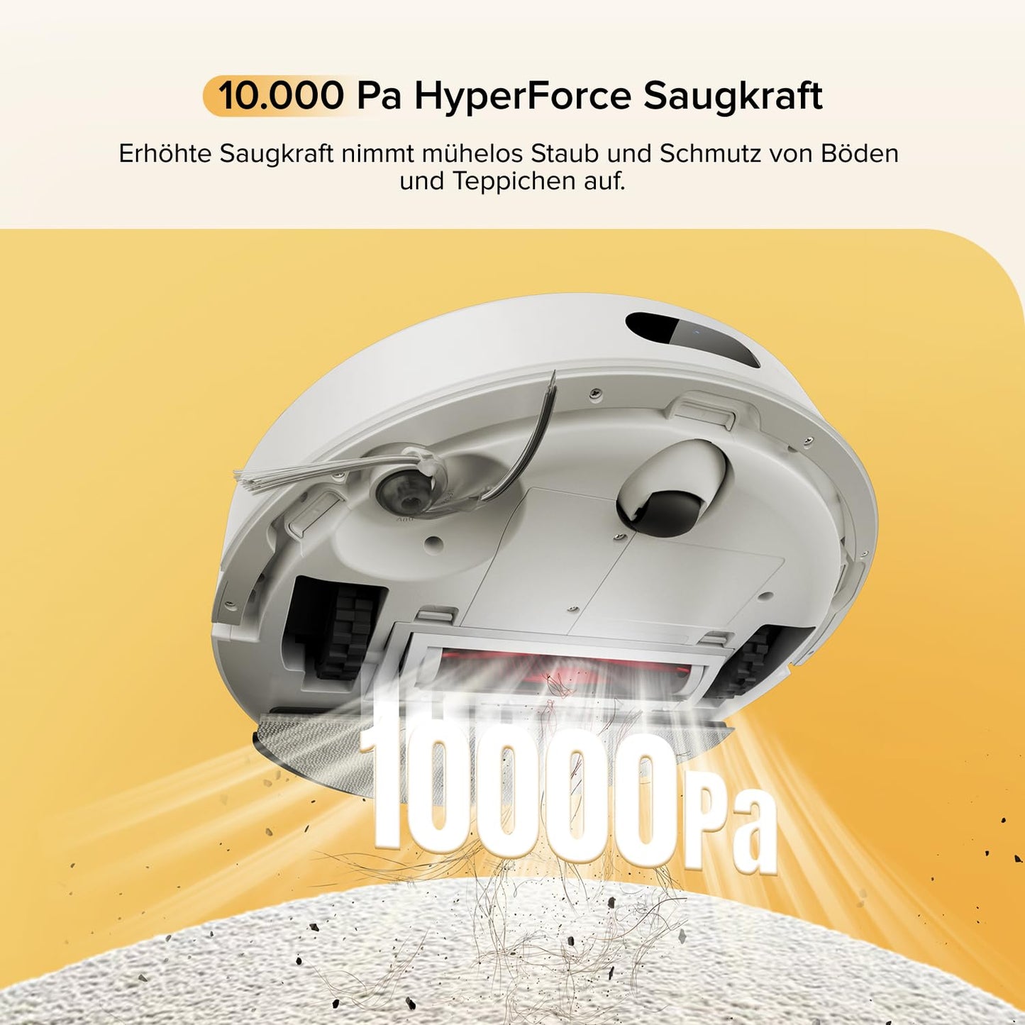 Roborock Q7 M5 Saugroboter 10000Pa mit Wischfunktion Weiß
