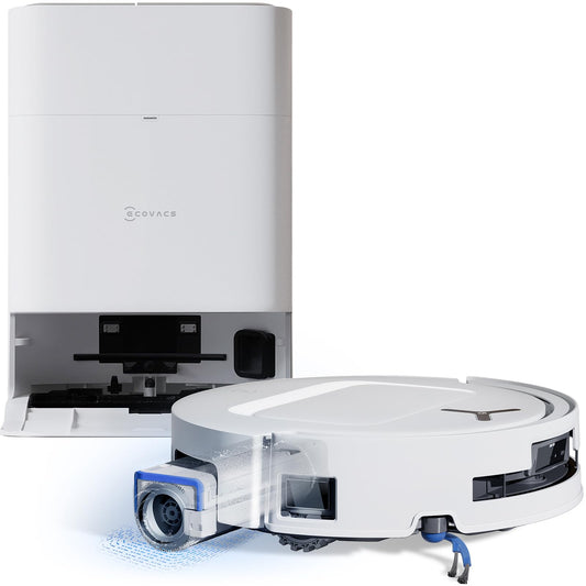 ECOVACS DEEBOT T80 Omni Saugroboter 18000Pa mit Wischfunktion Weiß