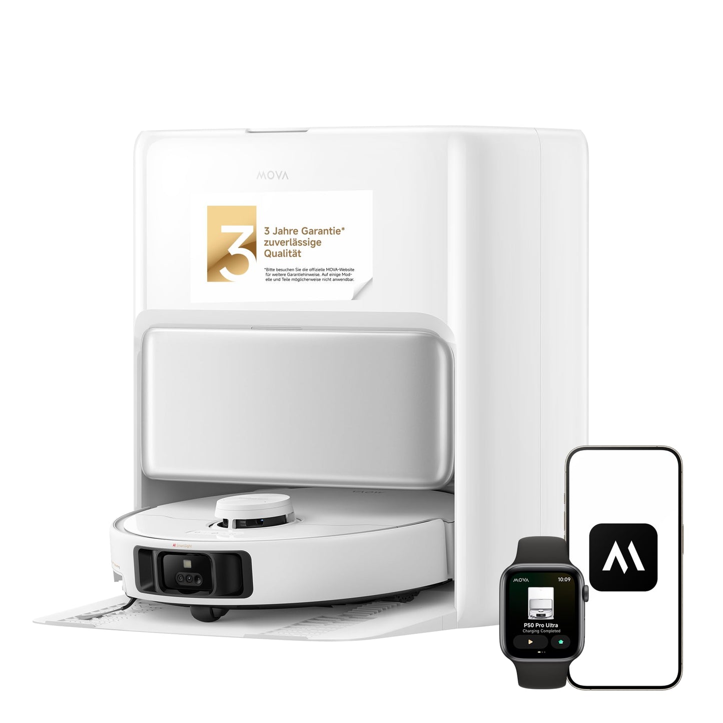 Mova P50 Pro Ultra Saugroboter 19000Pa mit Wischfunktion