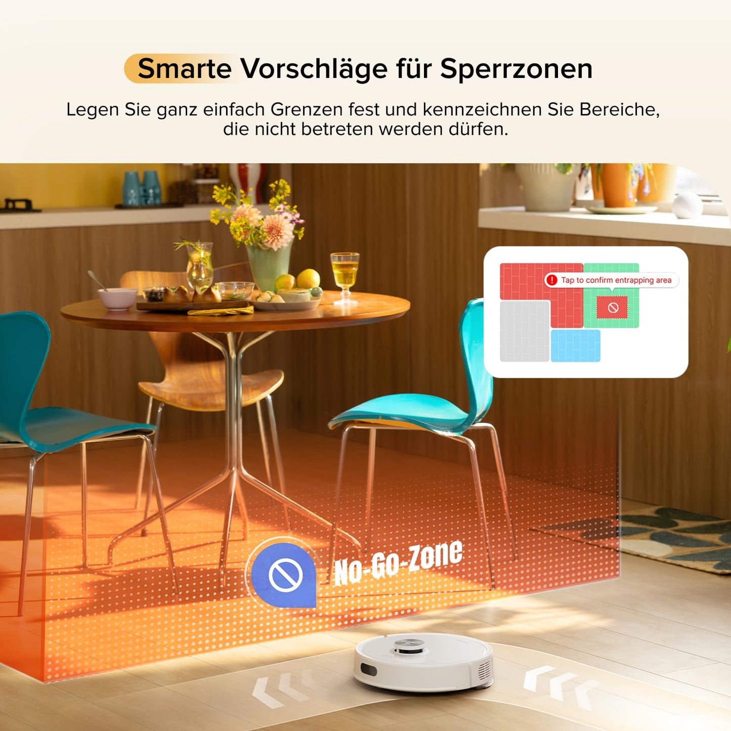 Roborock Q7 M5 Saugroboter 10000Pa mit Wischfunktion Weiß