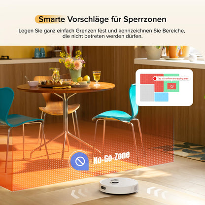 Roborock Q7 M5 Saugroboter 10000Pa mit Wischfunktion Weiß