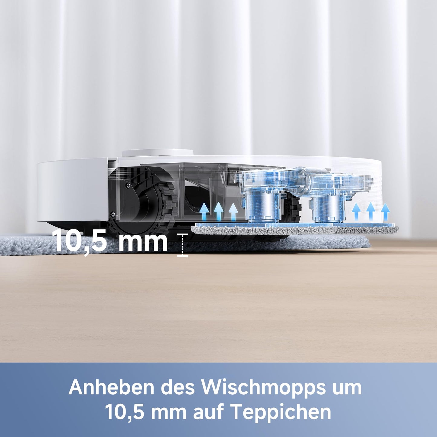 Mova E30 Ultra Saugroboter 7000Pa mit Wischfunktion