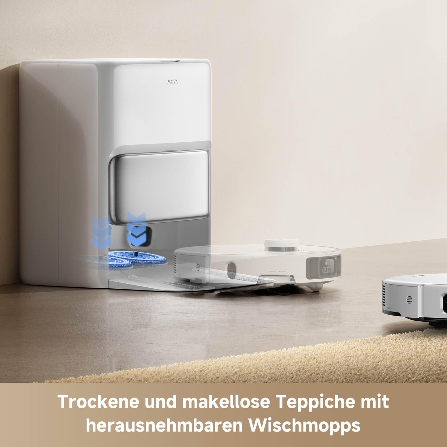 Mova P50 Pro Ultra Saugroboter 19000Pa mit Wischfunktion