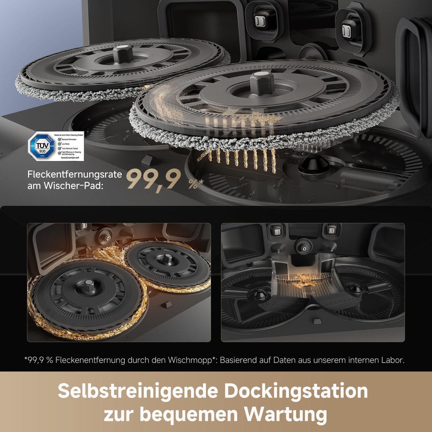 Dreame L40s Pro Ultra Saugroboter 19000Pa mit Wischfunktion
