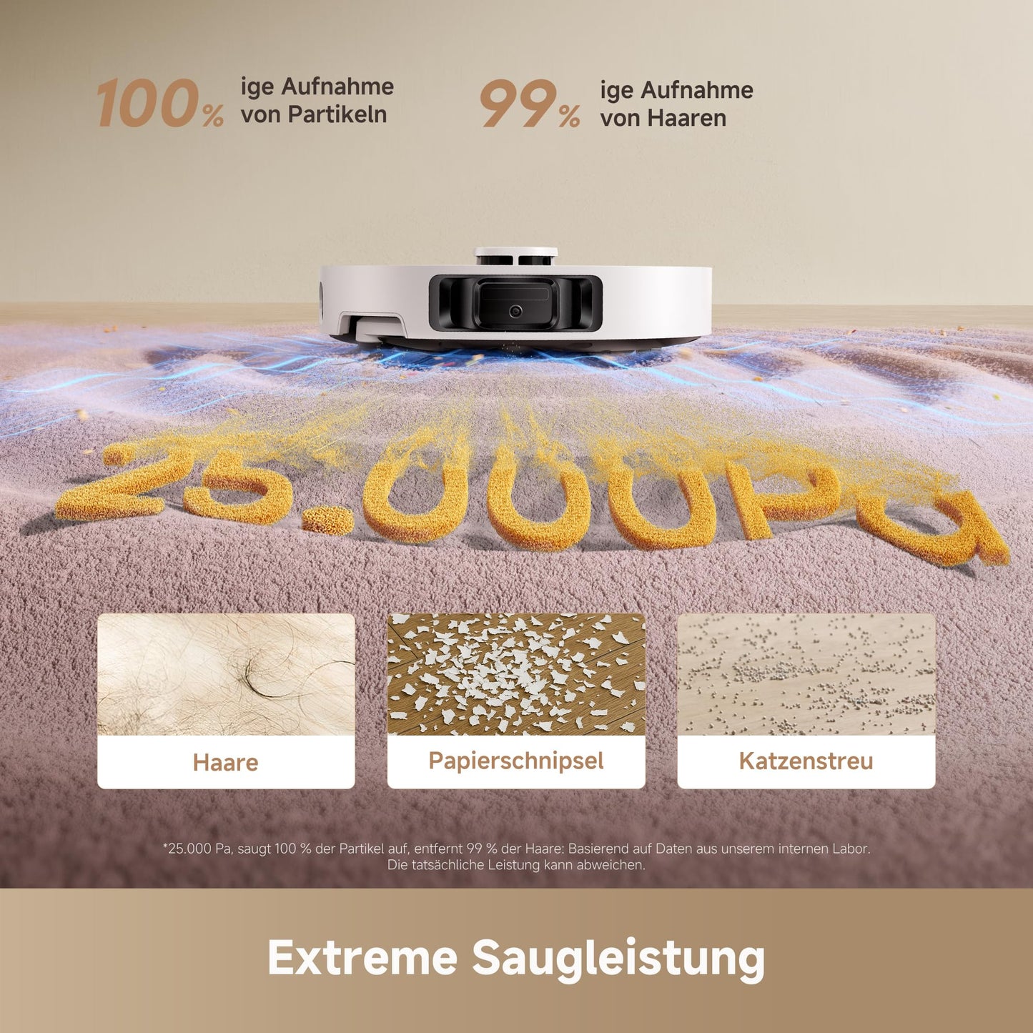 Dreame L10s Ultra Gen 3 Saugroboter 25000Pa mit Wischfunktion