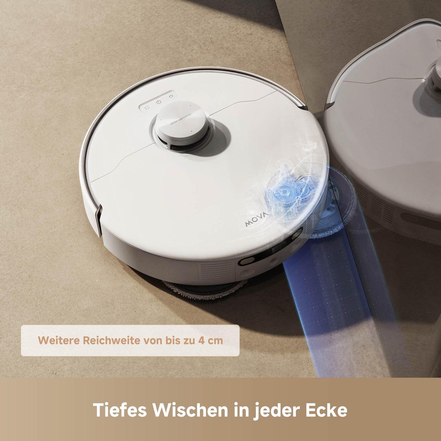 Mova P50 Pro Ultra Saugroboter 19000Pa mit Wischfunktion