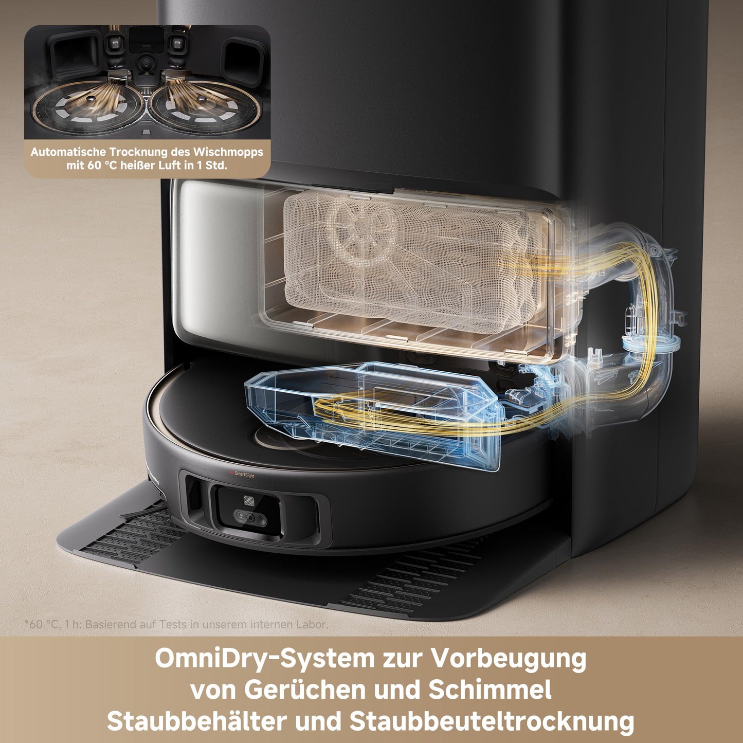Mova V50 Ultra Complete Saugroboter 24000Pa mit Wischfunktion